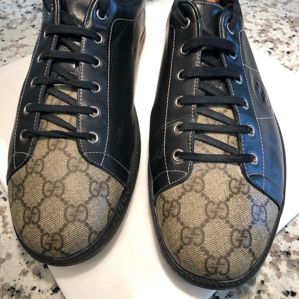Gucci monogram shoes